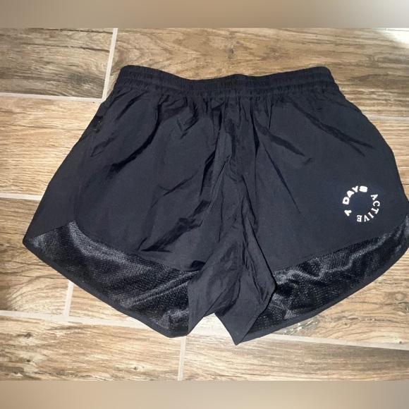7 days active Pants - 7 Days Active black running shorts